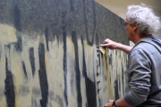 Hans working on "Ash Dance"